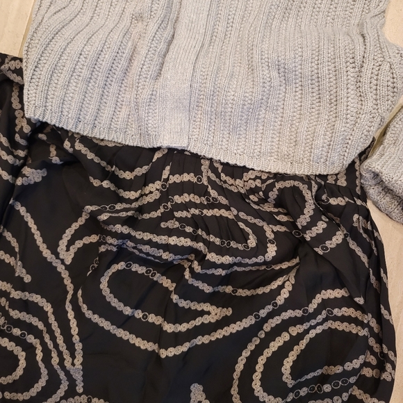 NWOT Banana Republic Printed Silk Skirt SzL - Picture 6 of 7